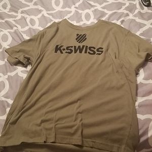 Kswiss olive tshirt